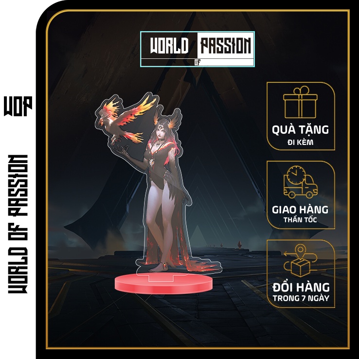 Mô Hình Nhân Vật Natalya Nghiệp Hỏa Yêu Hậu Trong Game Liên Quân Mobile