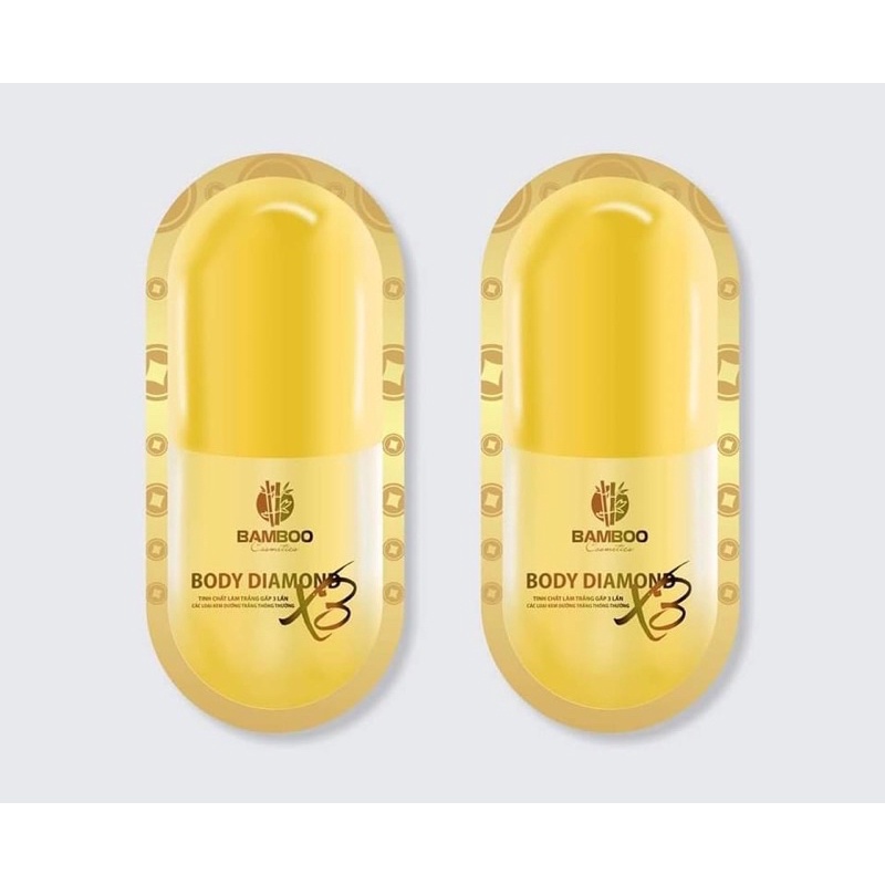 ☘️Gói Mới2023☘️ Kem Body BAMBOO Trắng Nhanh  Gói 5gr