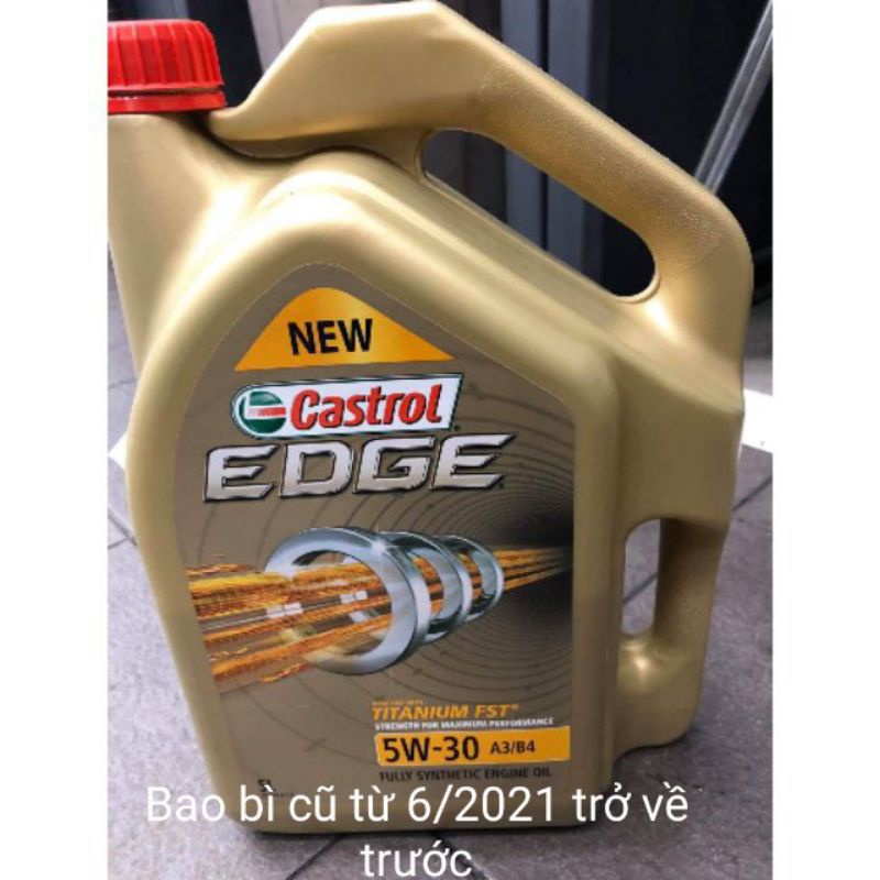 Nhớt Castrol EDGE 5W30 A3/B4 dành cho xe ô tô