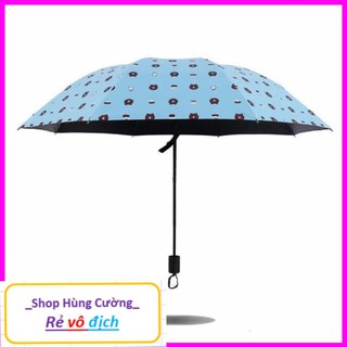 Ô, Dù in hình Gấu brown gấp gọn tiện dụng