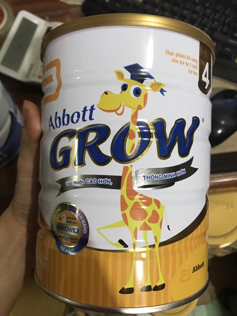 Sữa bột ABBOTT GROW 1-2-3-4(hộp 900g) date 7/2021