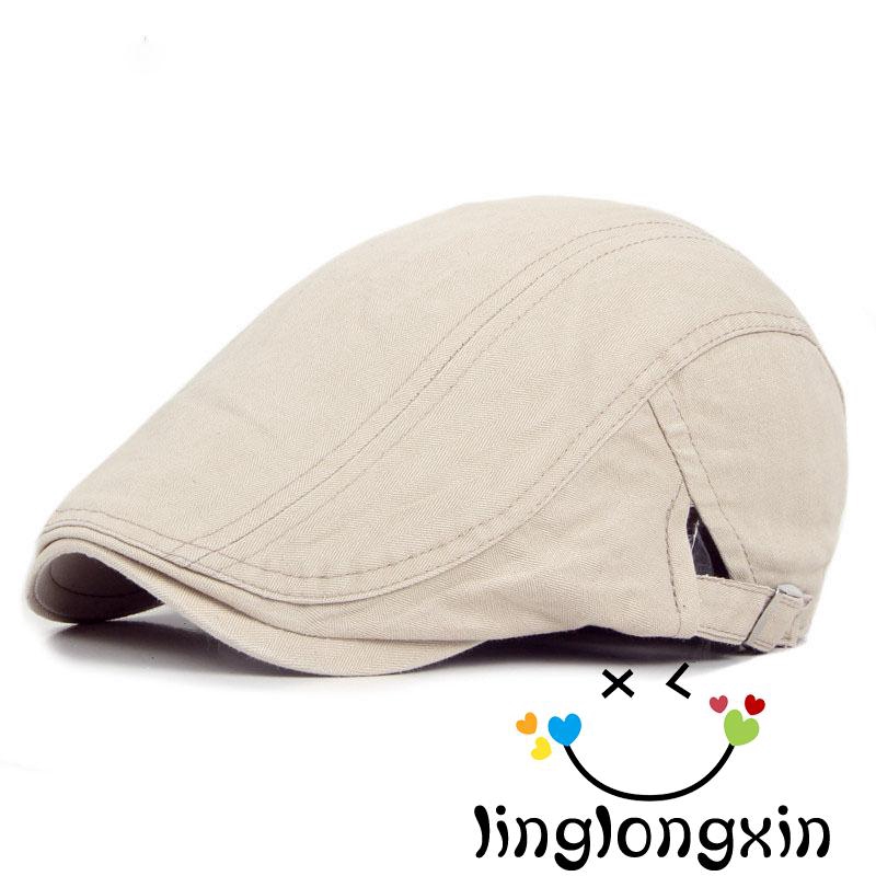 Mũ Beret Màu Trơn Thời Trang Cho Nam Nữ