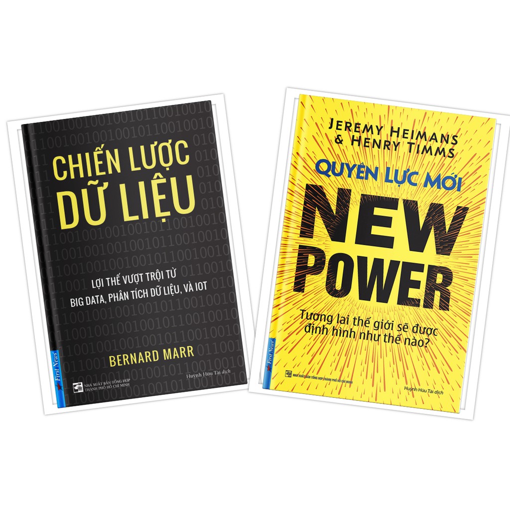 Sách Combo Chiến Lược Dữ Liệu + Quyền Lực Mới - First News