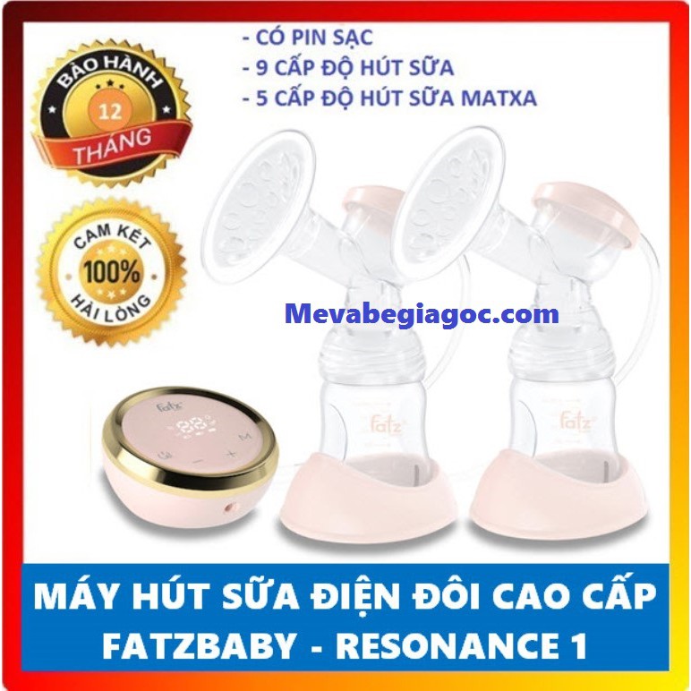 Máy hút sữa điện đôi có pin sạc Fatz Fatzbaby (Resonance FB1171VN, FB1160VN, FB1161VN, FB1182VN - FB1180VNH - FB1180VNG)