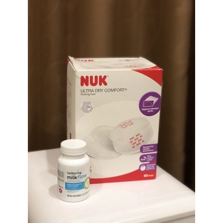 Thanh lý miếng lót thấm sữa NUK & viên uống lợi sữa Upspring milk
