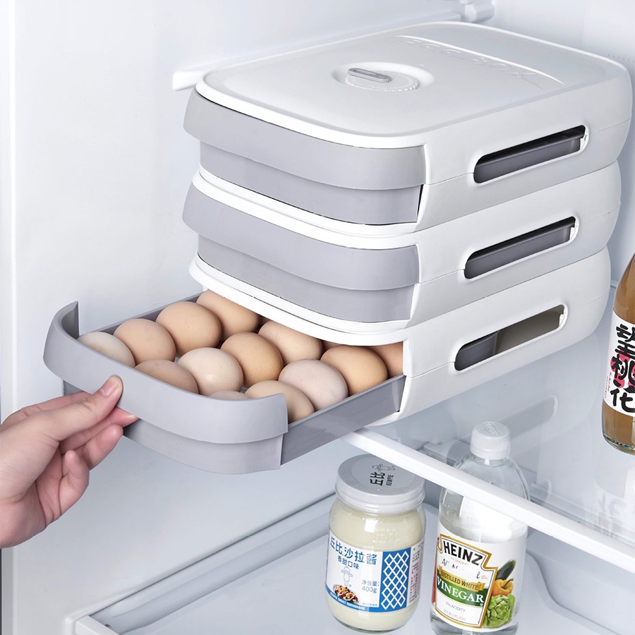 Hộp đựng trứng, khay bảo quản trứng không bị vỡ tiện dụng - Elliver