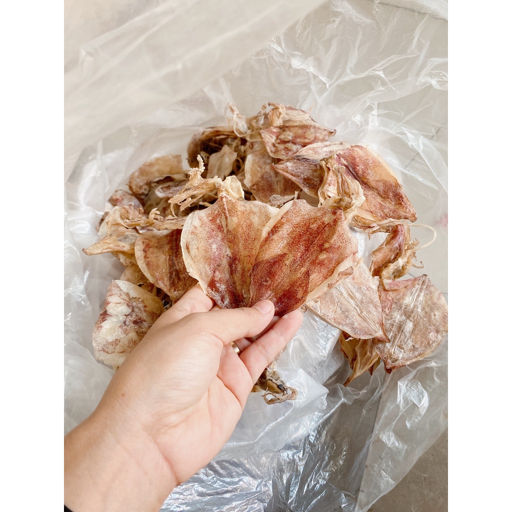 1Con Khô Mực size 80-90con/kg  mực khô Hải Sản Hồ Tràm loại 1