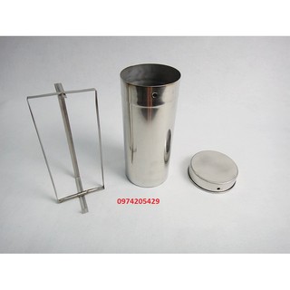 Hộp inox khử trùng đĩa petri phi 90mm