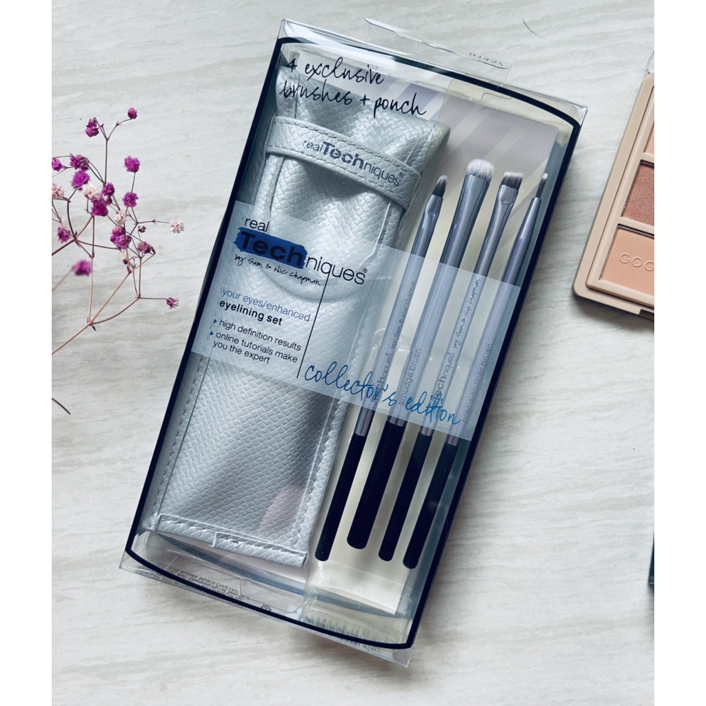 Bộ cọ trang điểm mắt chuyên nghiệp Kèm bao da sang trọng 01437- Phiên bản đặc biệt