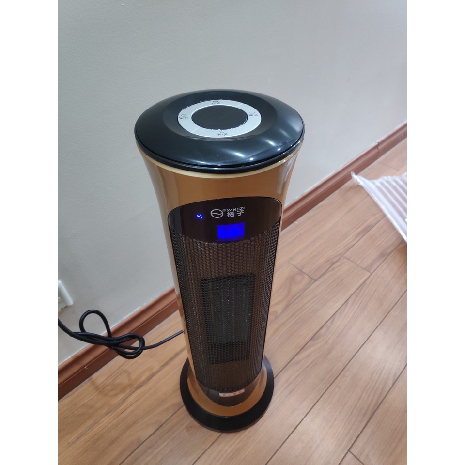 Cây quạt sưởi điện Kore Yang 2000W xoay 120 độ làm ấm nhanh điều khiển hẹn giờ