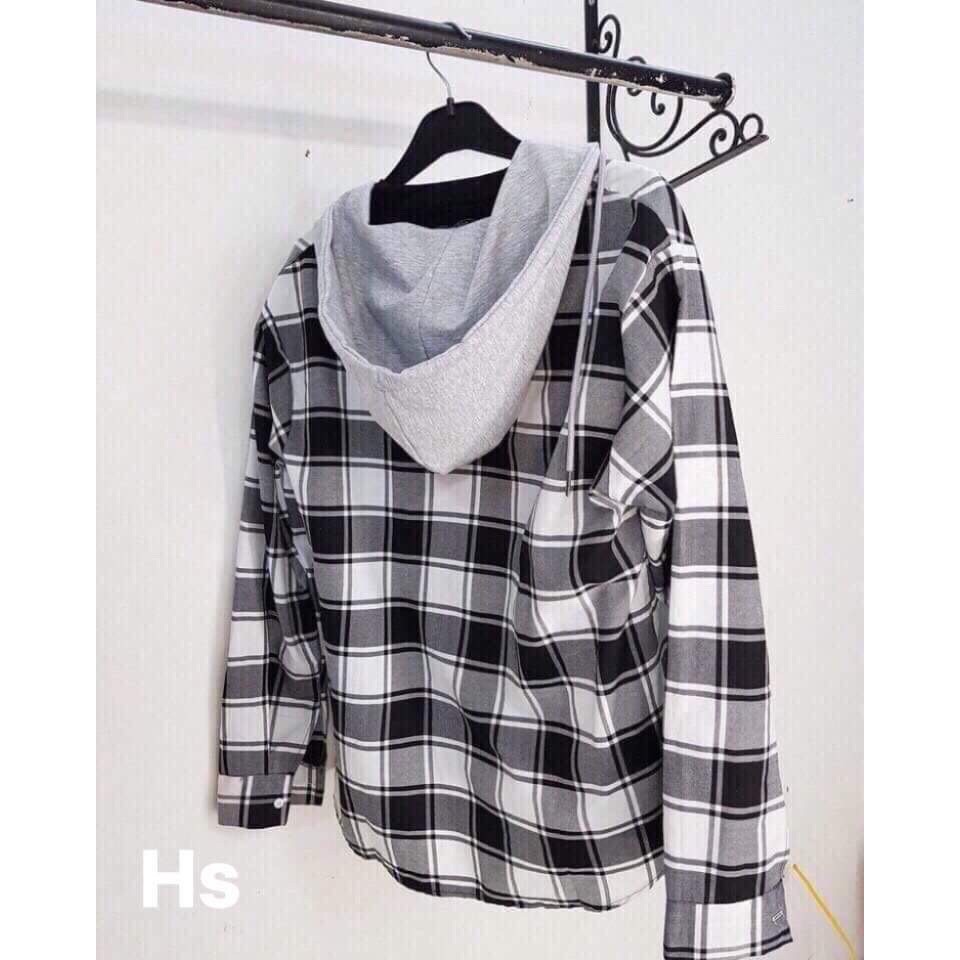 Áo sơ mi nam kẻ mũ xám HSU0319 | BigBuy360 - bigbuy360.vn