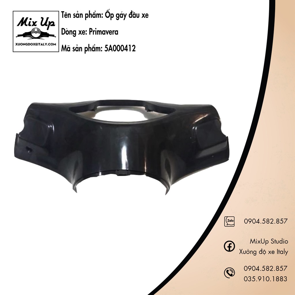 BỘ ỐP ĐẦU XE VESPA PRIMAVERA NGUYÊN BẢN KHÔNG MÀU