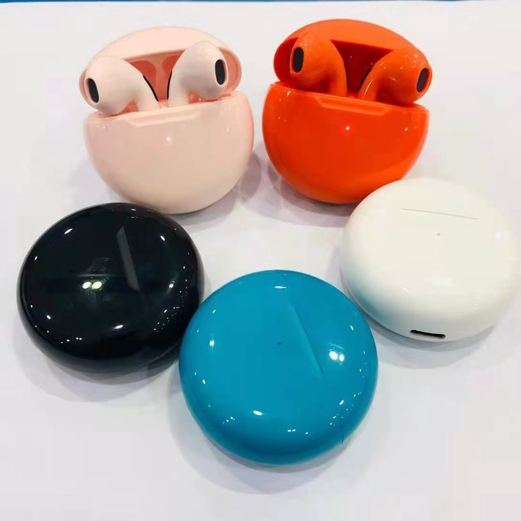 Tai nghe True wireless bluetooth PRO 6 chất âm cực đỉnh - Cảm Biến - Đổi Tên - Nhiều Màu