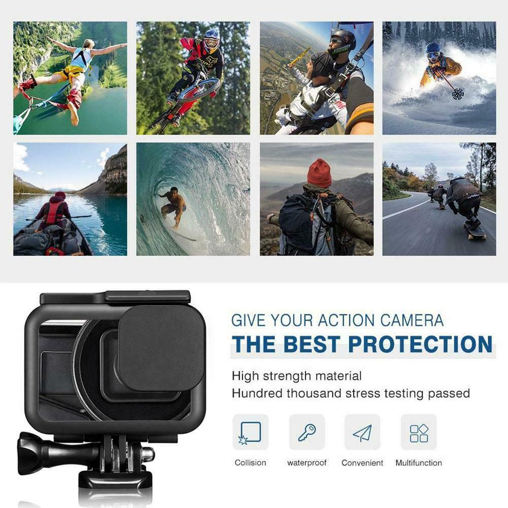 1 Khung Bảo Vệ Bằng Nhựa Kèm Ốc Vít 1 / 4 Cho Camera Thể Thao Gopro Hero 9