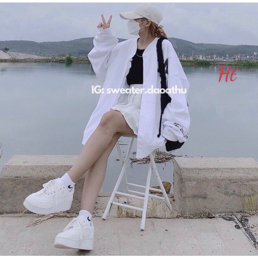 [HÀNG MỚI VỀ] ÁO KHOÁC NAM NỮ, ÁO KHOÁC BOMBER HAI MÀU ĐEN TRẮNG MẶC ĐI HỌC ĐI CHƠI PHONG CÁCH HÀN CỰC KUTE PHỐ THỜI TRA