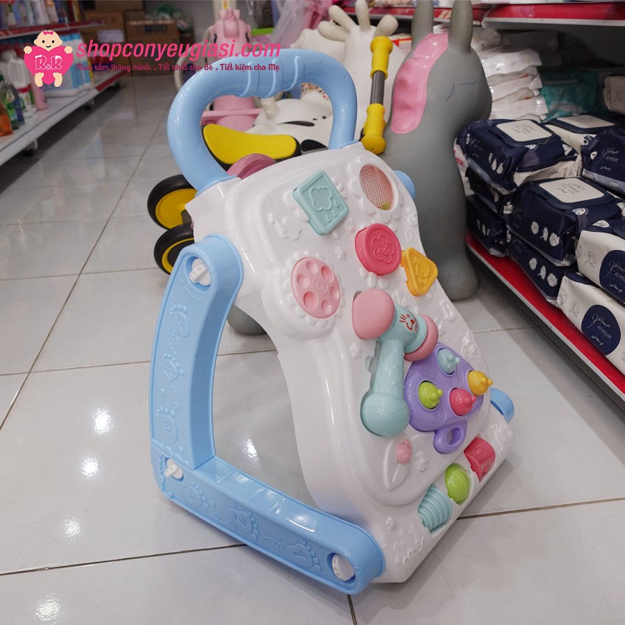 Bàn Chơi Đa Năng Kiêm Xe Đẩy Toys House (Quà Moony)