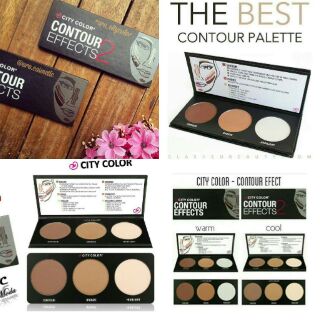 BẢNG PHẤN TẠO KHỐI CITY COLOR CONTOUR EFFECTS PALETTE