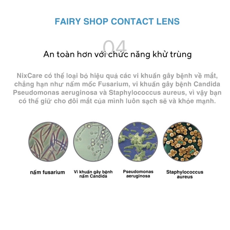 Nước Ngâm Kính Áp Tròng Nixcare Premium Eyelab 160ml &amp; 360ml - FAIRY SHOP CONTACT LENS - Nix Care