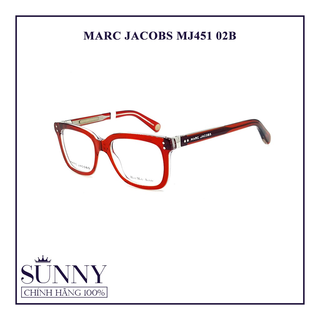 [Mã FARSBR241 giảm 15k đơn 0đ] Gọng kính MARC JACOBS MJ451 (sp 100% chính hãng, bảo hành vĩnh viễn)