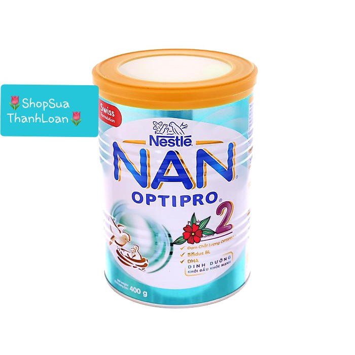 Sữa bột Nestlé Nan Optipro 2 lon 400g
