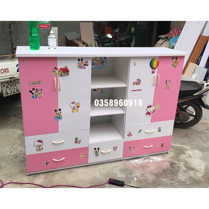 Tủ Nhựa Đài Loan Trẻ Em  Tiện Lợi Chịu Lực Tốt Tủ Đựng Quần Áo Cho Bé Trai Bé Gái Giá Tốt Nhất