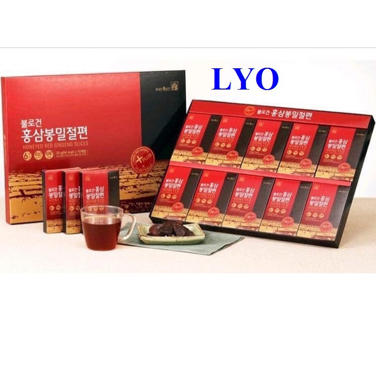 HỒNG SÂM LÁT TẨM MẬT ONG DAEDONG 200GR PLUS
