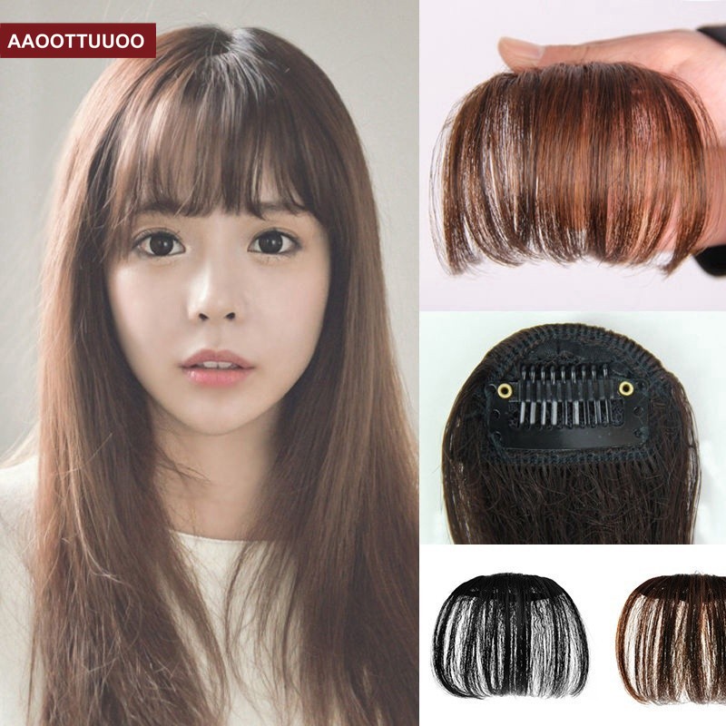 Tóc mái giả phong cách Hàn Quốc thời trang cho nữ