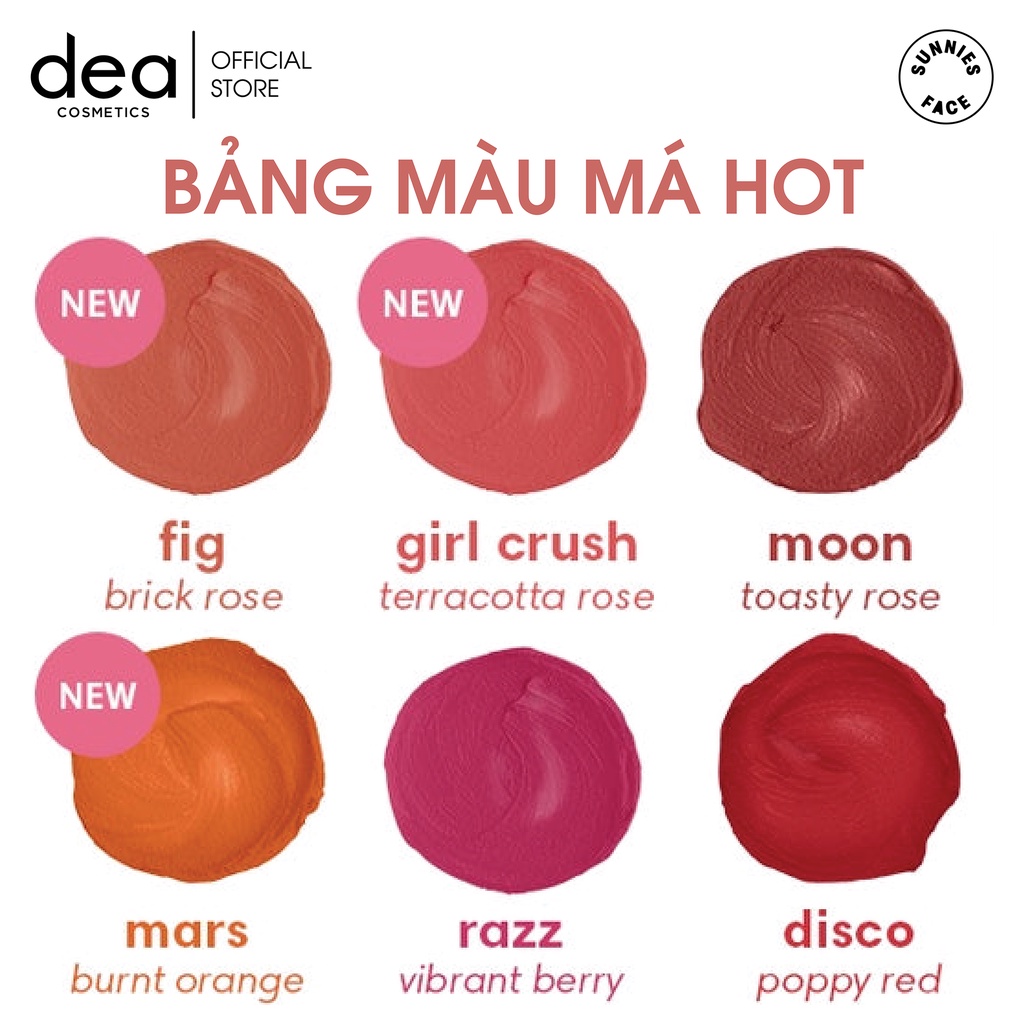 Má hồng Sunnies Face Airblush Hot 2022