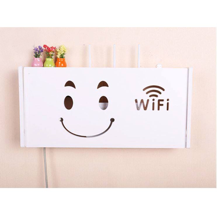 [HÀNG CAO CẤP] KỆ WIFI TREO TƯỜNG MÈO THẦN TÀI