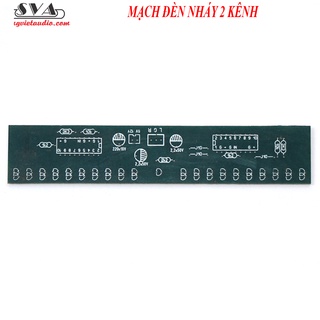 MẠCH ĐÈN NHÁY 2 KÊNH (PCB+LK)