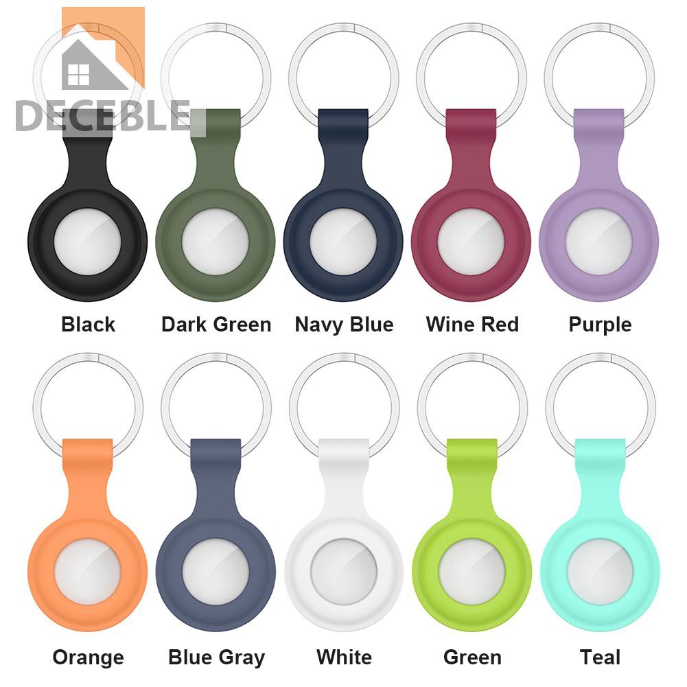 Vỏ Bảo Vệ Hộp Sạc Tai Nghe Bluetooth Không Dây Apple Airtag 10 Màu Bằng Silicon