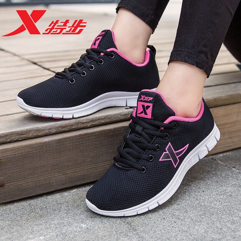 Sản phẩm mới◊❖◘Xtep shoes running summer light net surface breathable leisure sports lady break code official flagship
