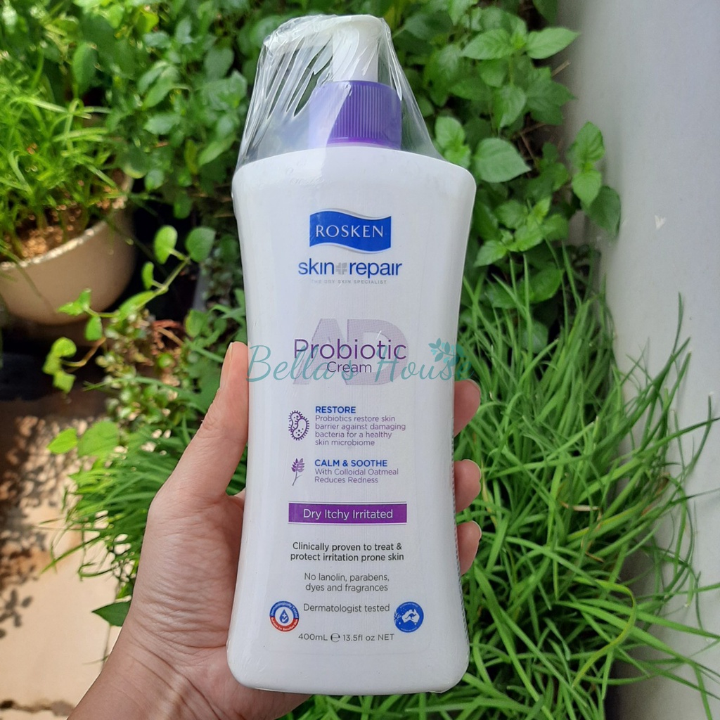 Kem Chăm Sóc Da Khô, Chàm, Vảy Nến - ROSKEN AD Probiotic Cream 75mL & 400mL