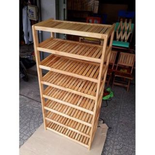 Kệ dép gỗ 8 tầng 60cm