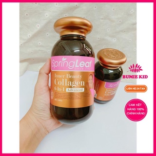 Collagen Springleaf 6 in 1, Viên Spring leaf inner beauty colagen 6-IN-1 advance 4.9 ÚC Bumiekid shop