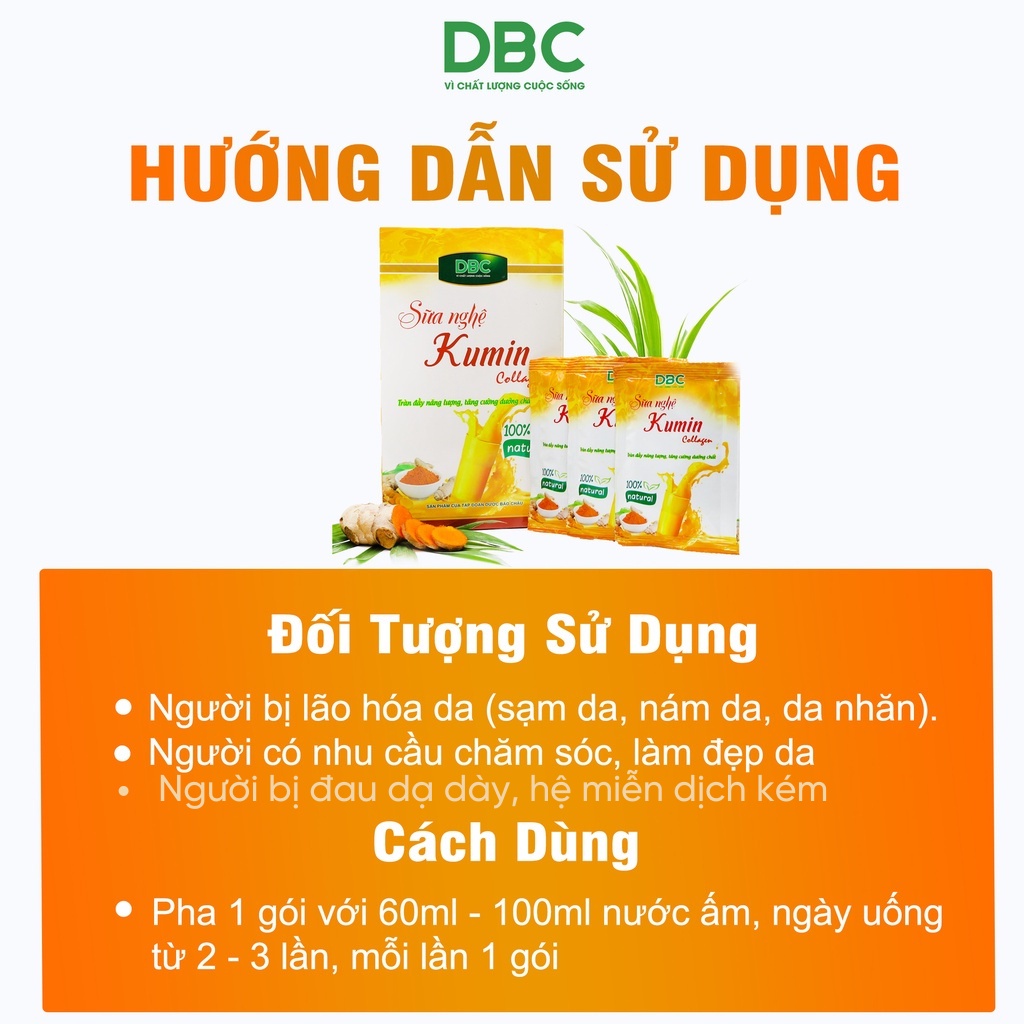 Sữa nghệ KUMIN Collagen Nano Curcumin 300g Dùng Thay Tinh Bột Nghệ, Làm Đẹp Da, Giảm Đau Dạ Dày