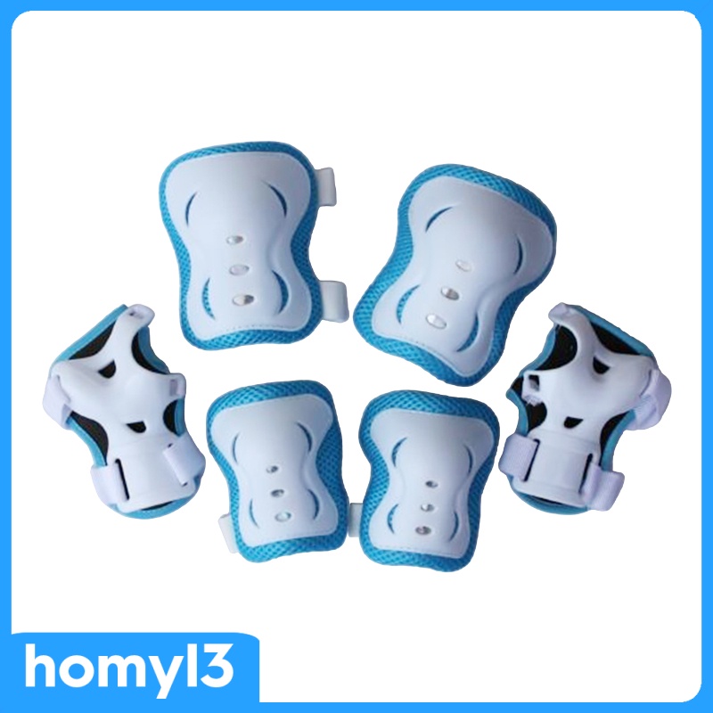 Bộ Đai Quấn Bảo Vệ Đầu Gối Và Khuỷu Tay 6 Trong 1 Cho Bé Khi Đi Xe Đạp / Trượt Ván