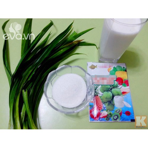 Bột lá dứa  tạo màu xanh lá tự nhiên cho thực phẩm như xôi, chè, bánh, thạch - túi 25gr