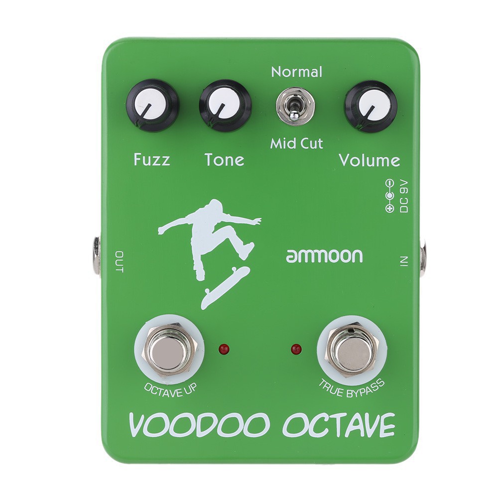 yohi2018 ammoon AP-12 Voodoo Octave Fuzz Effect Guitar Effect Pedal True Bypass