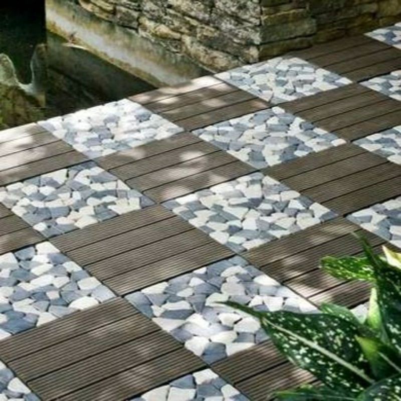 Vỉ đá lót sàn ban công, sân vườn, nhà tắm, Kích thước 30x30x2cm
