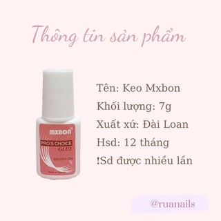 Keo dán móng giả Mxbon, keo dán móng giả mini