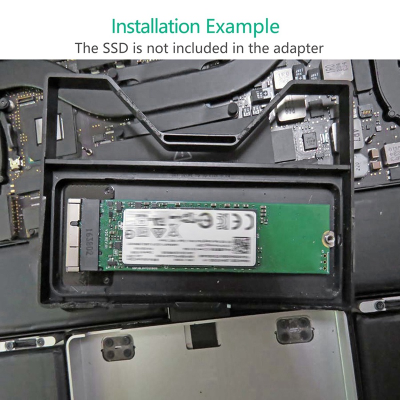 Bộ Chuyển Đổi M.2 NGFF AHCI NVME SSD 12 + 16Pin Cho MacBook 2013-2017 M.2 NVME SSD