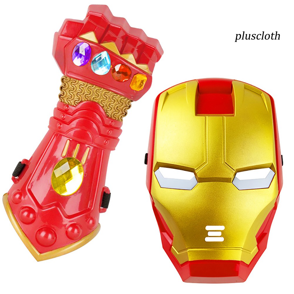Mặt Nạ Hóa Trang Iron Man Có Đèn Led