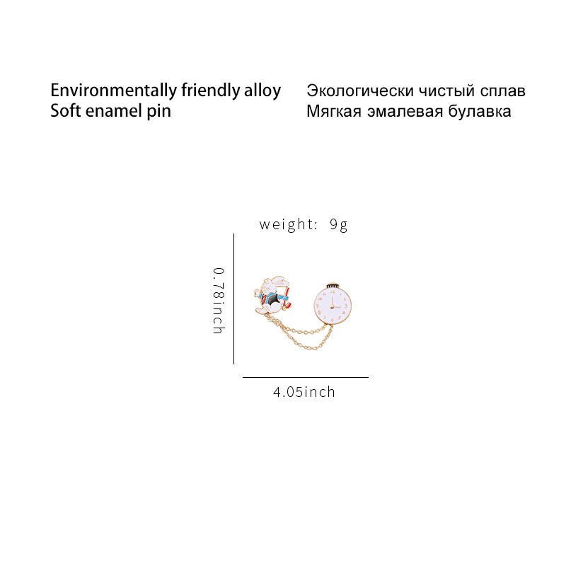 Huy hiệu cài áo tráng men họa tiết hoạt hình dễ thương