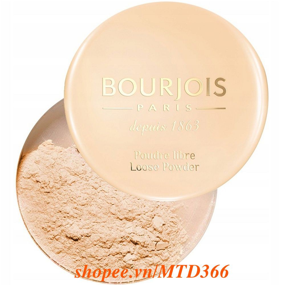 Phấn Phủ Dạng Bột Bourjois Paris Số 01 Depuis Poudre Libre Loose Powder Chính Hãng.