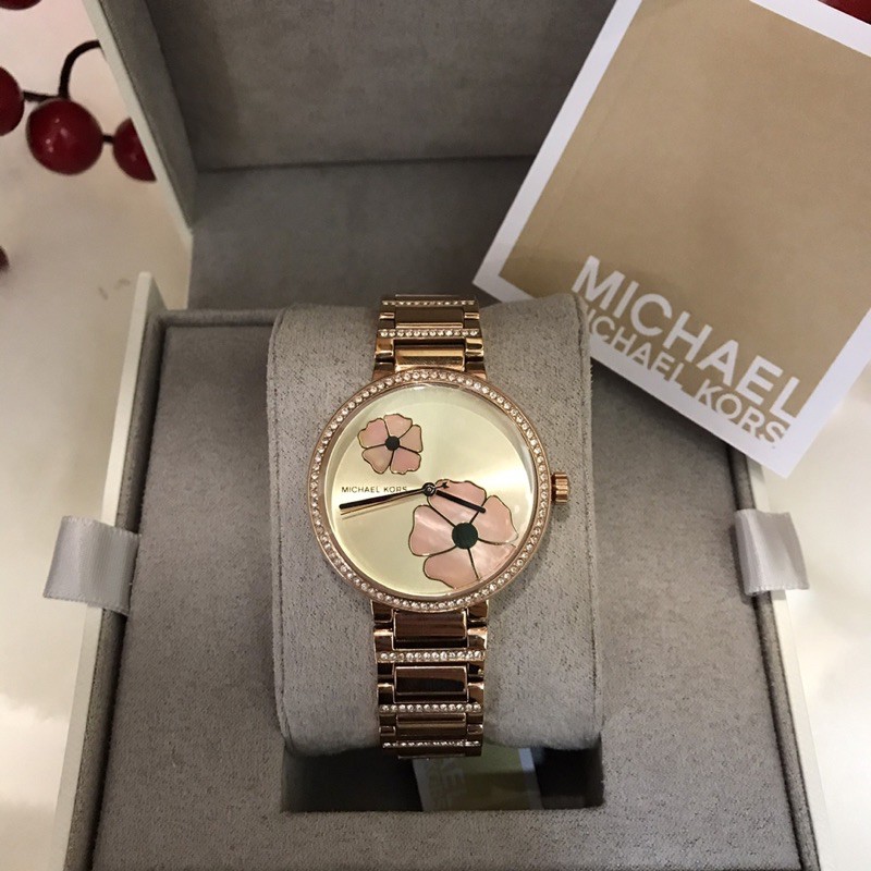 [CAO CẤP] - CaocaoĐồng Hồ Michael Kors [AUTHENTIC] MK3836 Mặt Hoa Cho Nữ