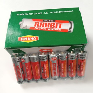 Vỉ 4 pin con thỏ 1,5V