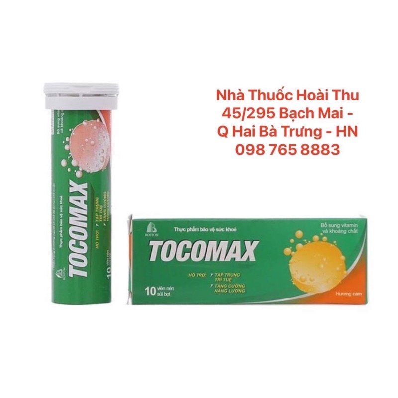 TOCOMAX - Viên sủi bổ sung Vitamin, tăng sức đề kháng