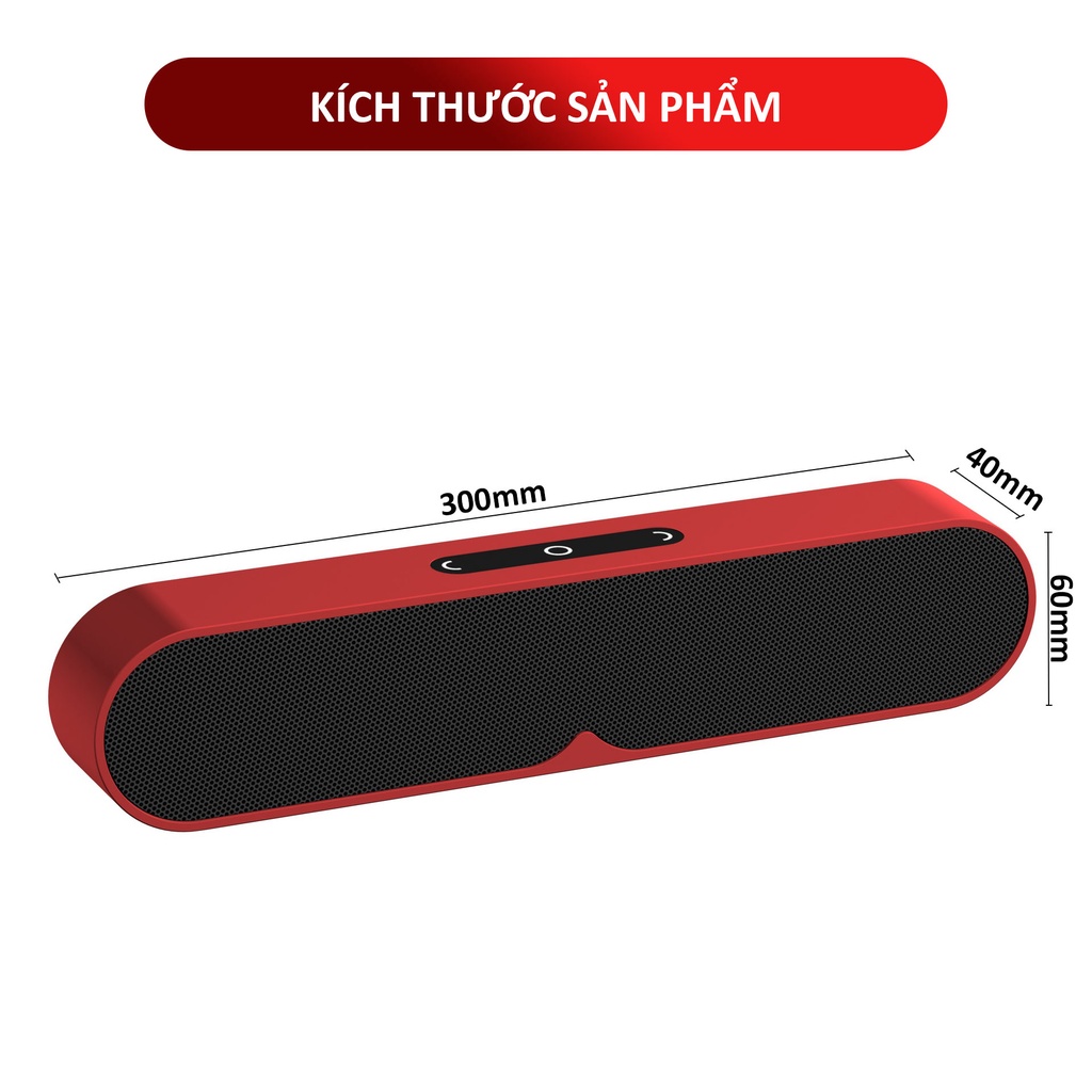Loa BLUETOOTH không dây F1 Plus hỗ trợ khe TF gắn thẻ nhớ, cổng USB, cổng AUX 3.5mm Nhỏ gọn hiện đại