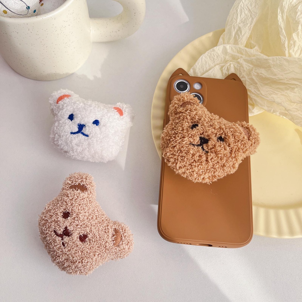 Giá đỡ điện thoại dạng cầm tay họa tiết hoạt hình dễ thương